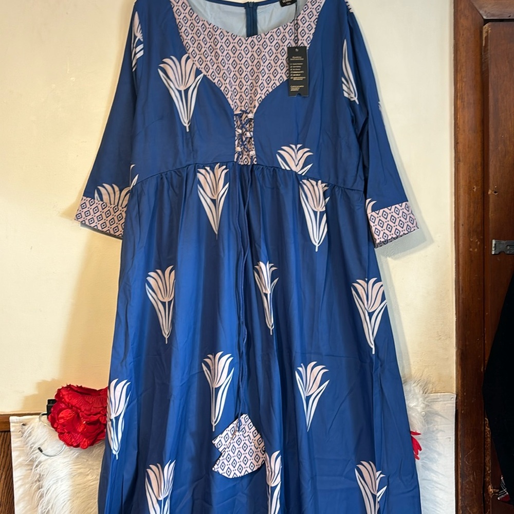 African Dashiki Maxi Dress